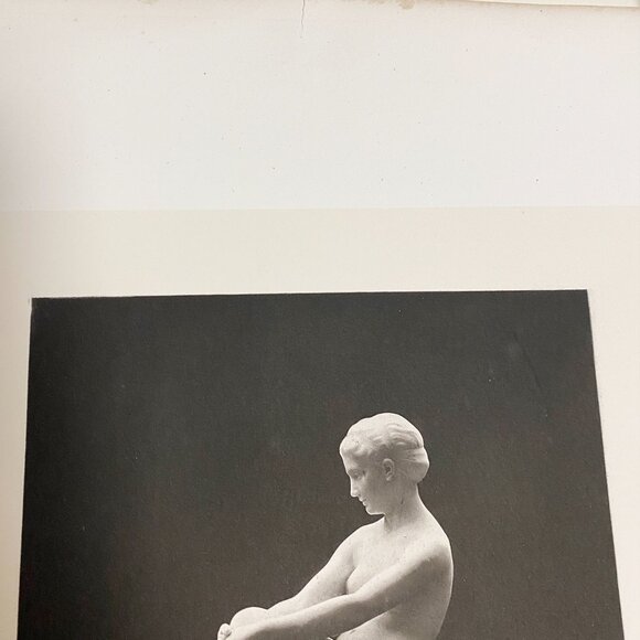 Antique 1882 Rare Chloe by Vasselot Intaglio Photogravure Print of Sculpture - Picture 8 of 10